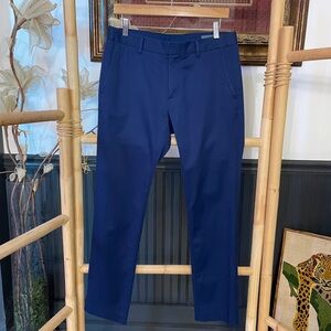 Bonobos Men’s Tailored Performance Pants Straight Navy Blue Chinos- Sz 31x30 💚🎀